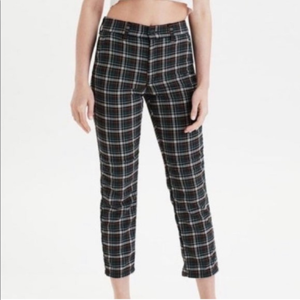 American Eagle Plaid Pants